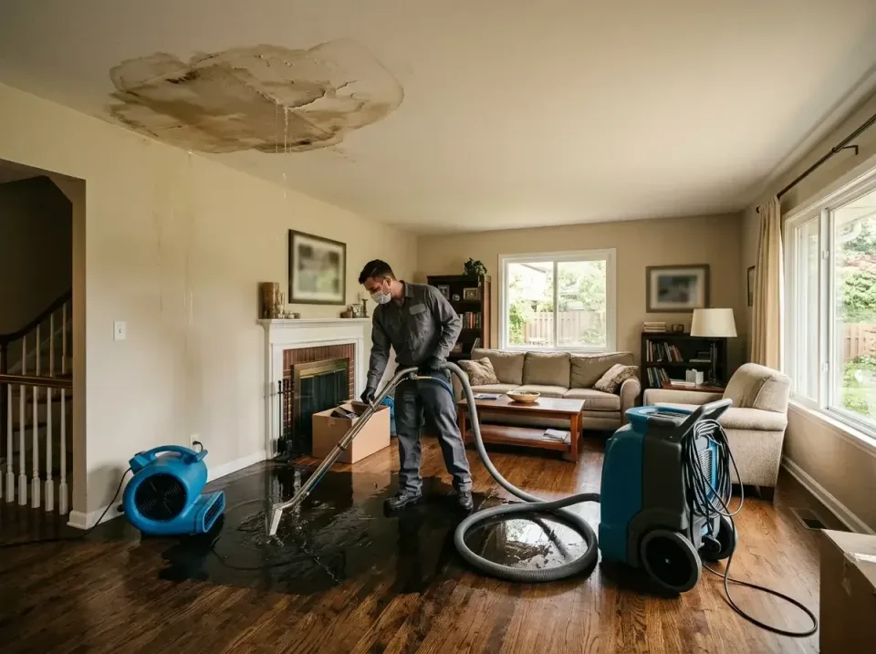 attic-pipe-burst-ceiling-drip-008 — frequently asked questions, Water Damage Restoration & Carpet Care in St. James, MD